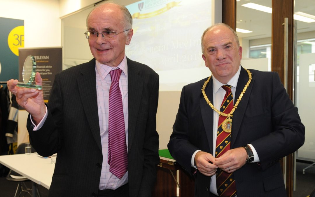 Former RMP Senior Partner receives Law Society Award