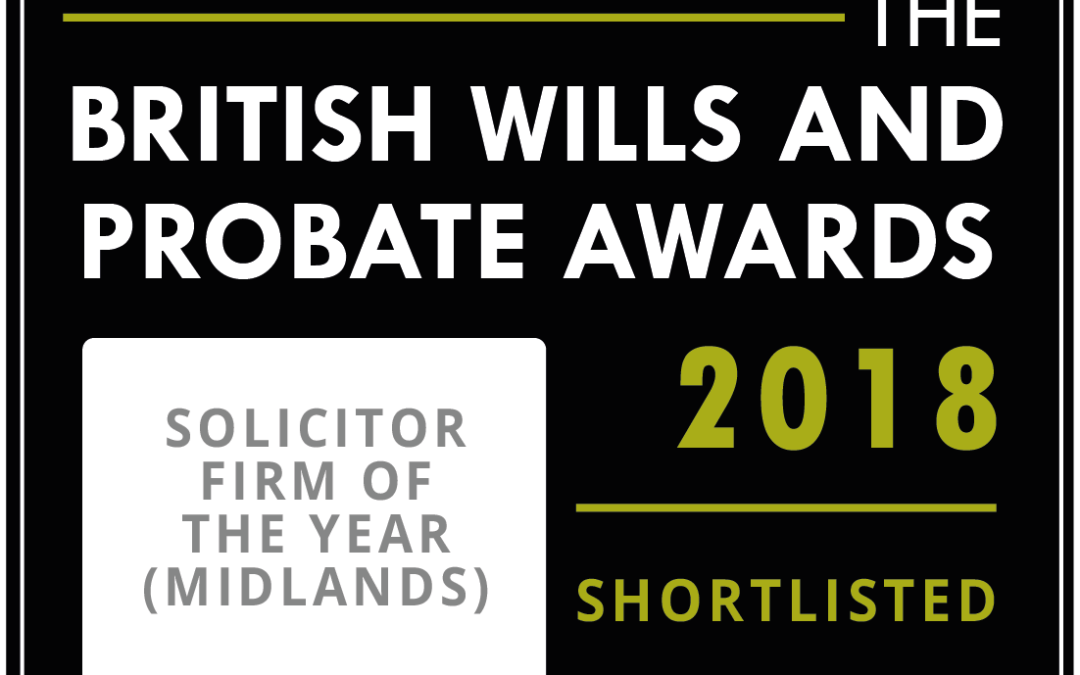RMP Short-Listed for the British Wills and Probate Awards